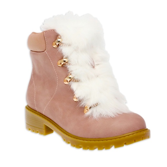 Other - Women’s Sz 8 Faux Fur Lined Lace-up Sneaker Boot